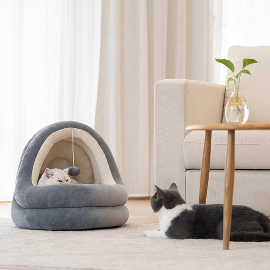 high-quality-cat-house-beds-removable-mattress